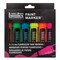 Liquitex Paint Marker - Fluorescent Colors, 15mm Tip, Set of 6